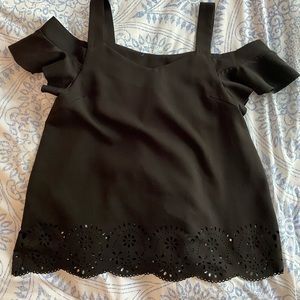 Black Off The Shoulder Top